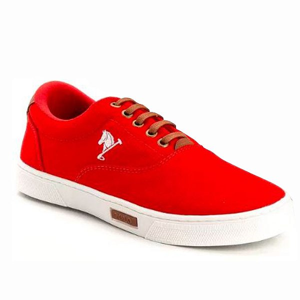 tenis polo vermelho