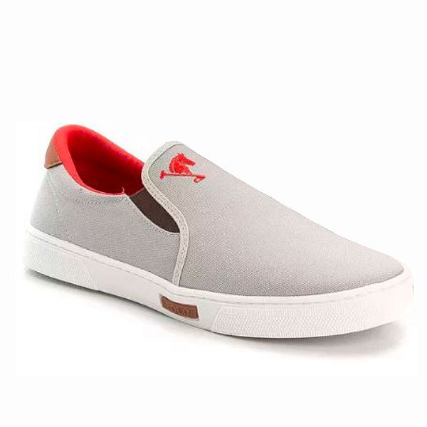 sapatenis polo vermelho