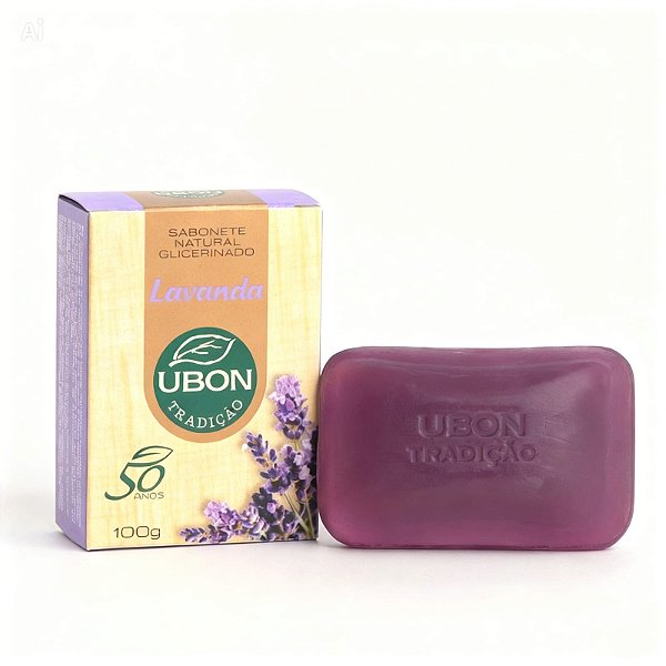 Sabonete Natural Glicerinado Ubon Lavanda 100g