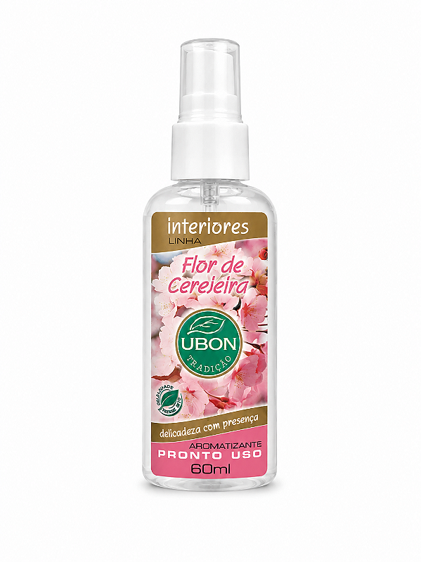 Mini Aromatizante de Ambiente Ubon Pronto Flor de Cerejeira 60ml