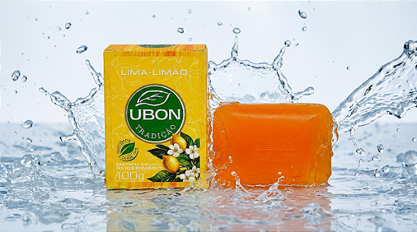 Sabonete Natural Glicerinado Ubon Lima Limão 100g