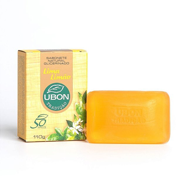 Sabonete Natural Glicerinado Ubon Lima Limão 110g