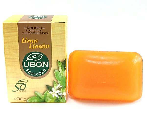 Sabonete Natural Glicerinado Ubon Lima Limão 100g