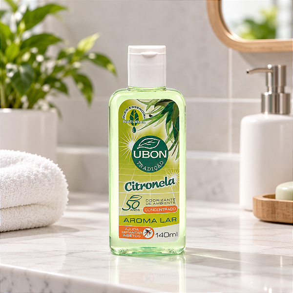 Odorizante de Ambiente Ubon Aroma Lar Citronela 140ml