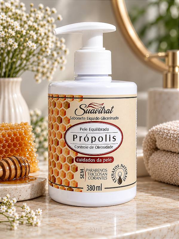 Sabonete Líquido Suavitrat Própolis 380ml