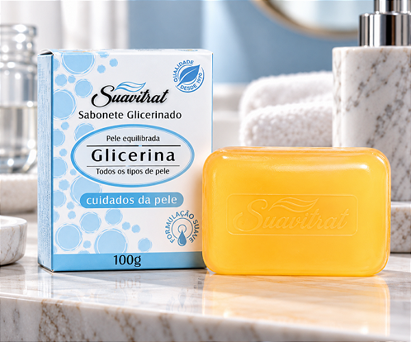 Sabonete Glicerinado Suavitrat Glicerina 100g