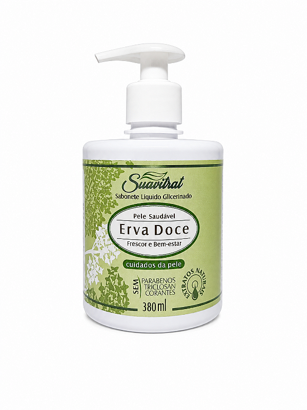 Sabonete Líquido Suavitrat Erva Doce 380ml