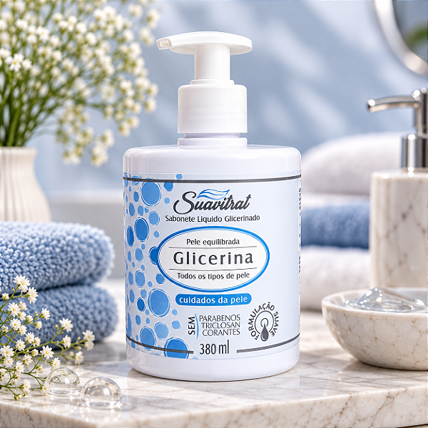 Sabonete Líquido Suavitrat Glicerina 380ml