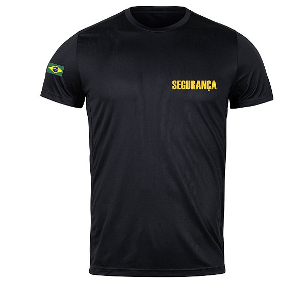 Camiseta Segurança Vigilância Escolta - Malha Fria