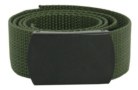 Cinto Tático Para Calça Com Fivela Preta 2 Garras Verde Militar