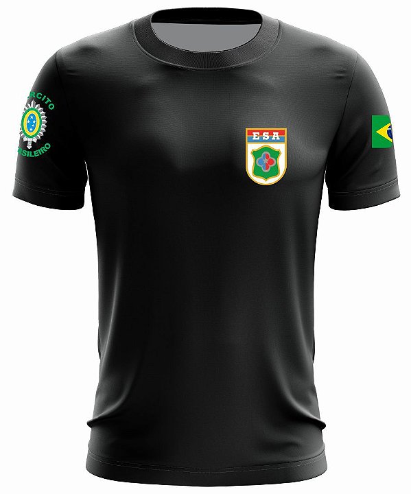 Camiseta Tática Militar ESA - Escola De Sargento Das Armas - Exército