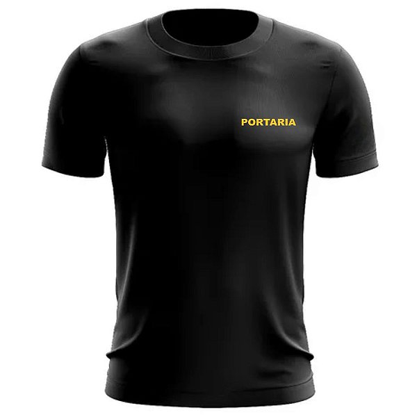 Uniforme Tático Portaria Segurança Camiseta Malha Dry Fit