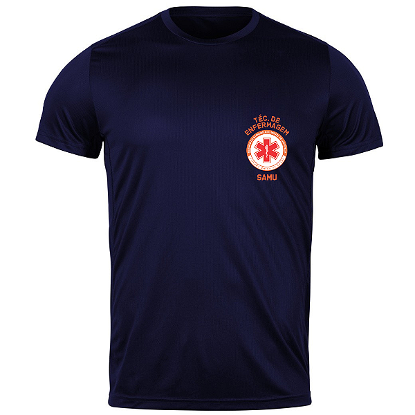 Camiseta Tradicional Técnico/Técnica de Enfermagem SAMU - Uniforme Profissional