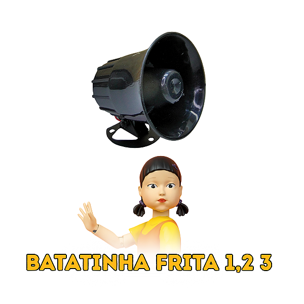 Buzina Eletrônica - 12 Toques BATATINHA FRITA 1,2,3...