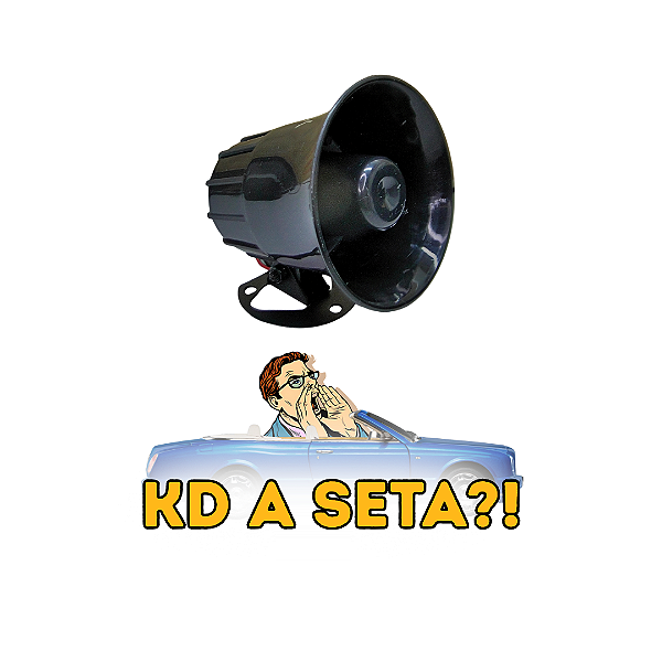BUZINA ELETRÔNICA - 12 Toques Sai da Frente, KD a Seta