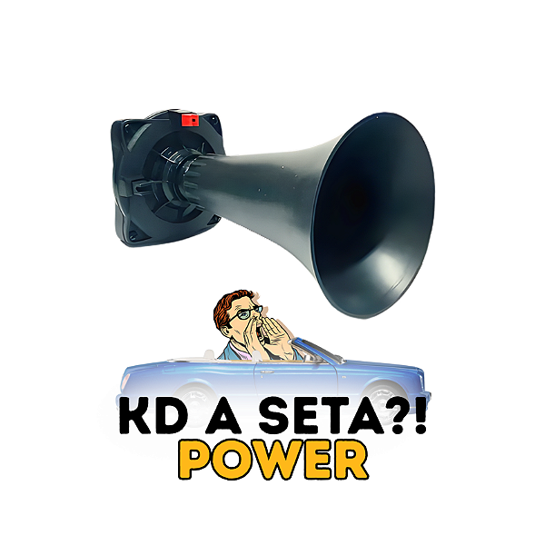 Buzina Eletronica KD A SETA!? - POWER