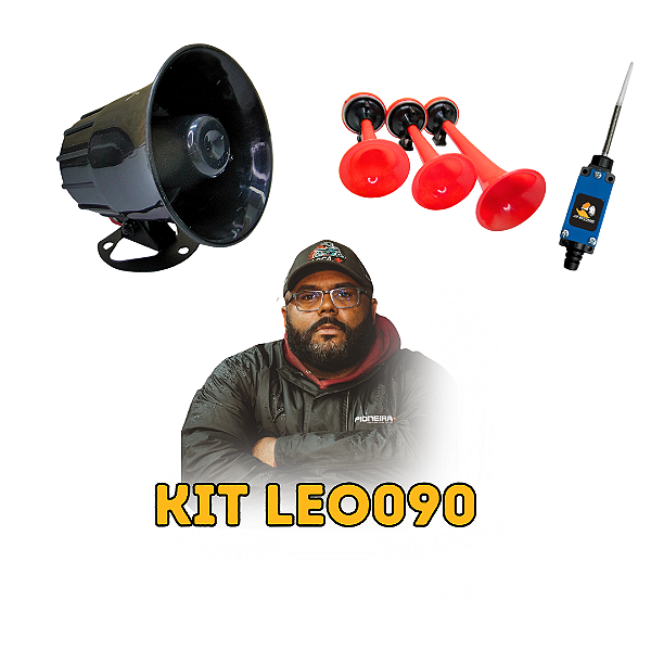 Kit Verdureiro Tripla + Buzina eletrónica - Leo090