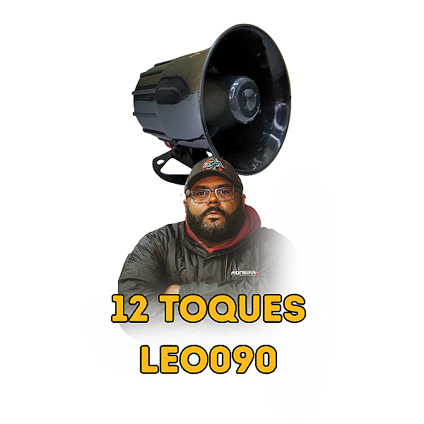 Buzina eletrônica 12 toques - Leo090