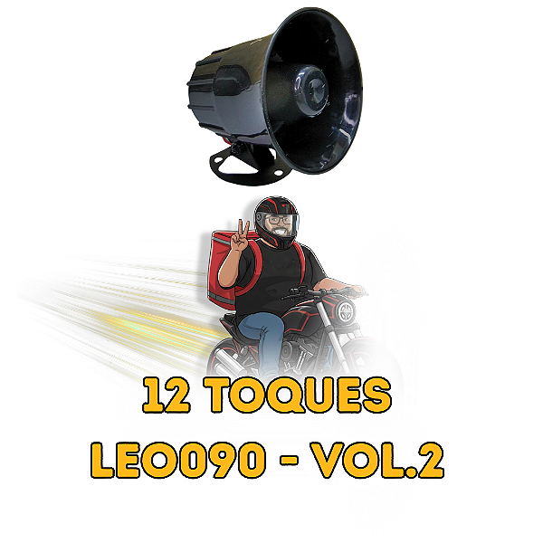 Buzina eletrônica 12 toques - Leo090 - VOL. 2