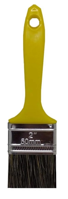 Trincha 2 Cabo Amarelo Cerda GRIS Compel 0.305