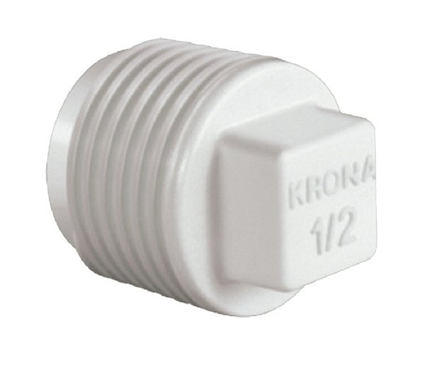 Plug Roscavel PVC Branca 1/2 Krona UN 0293