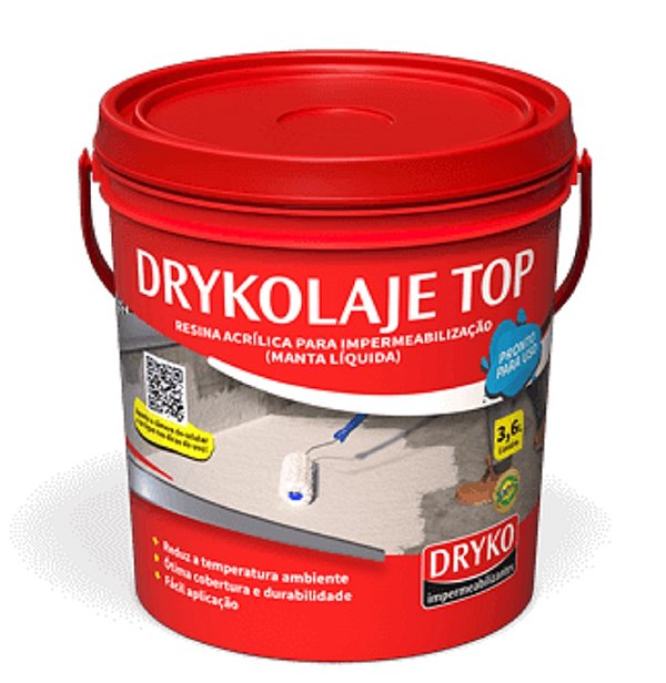 Drykolaje TOP Manta Liquida Branco 4KG DRYKO