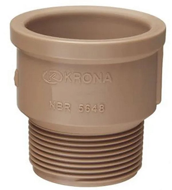 Adaptador Curto Marrom 20X1/2 LR Krona UN 0330