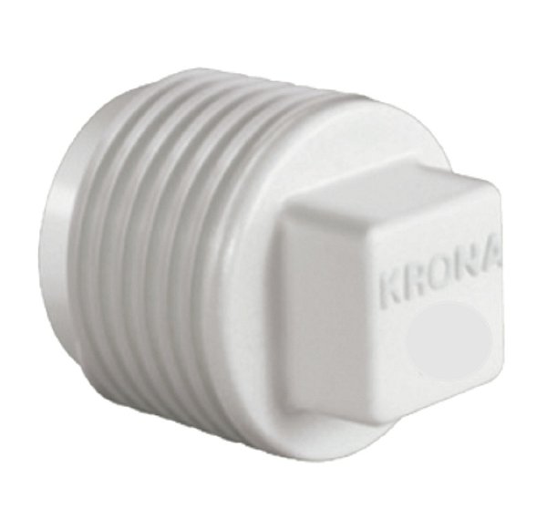 Plug Roscavel PVC Branca 1 Krona PCT 0295