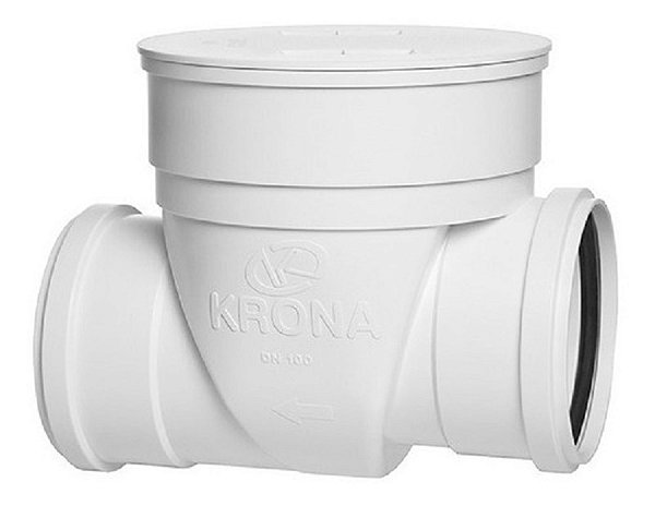 Valvula Retençao Esgoto 100MM Krona UN 0668