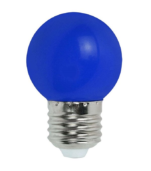 Lampada LED Bolinha Azul Bivolt 3W E-27 UP LED