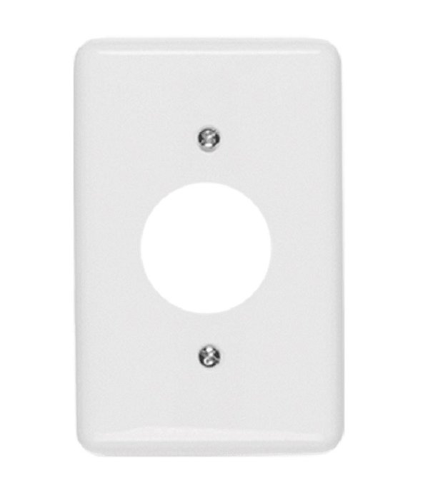 Placa 4X2 para 1 Tomada Redonda Branca Ilumi 2048
