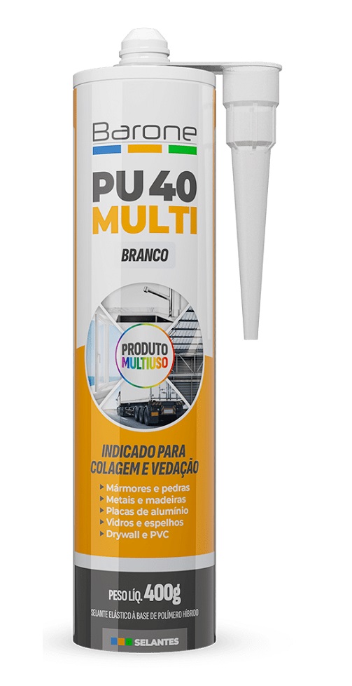 Adesivo Selante PU40 Branco 400G Barone 24674