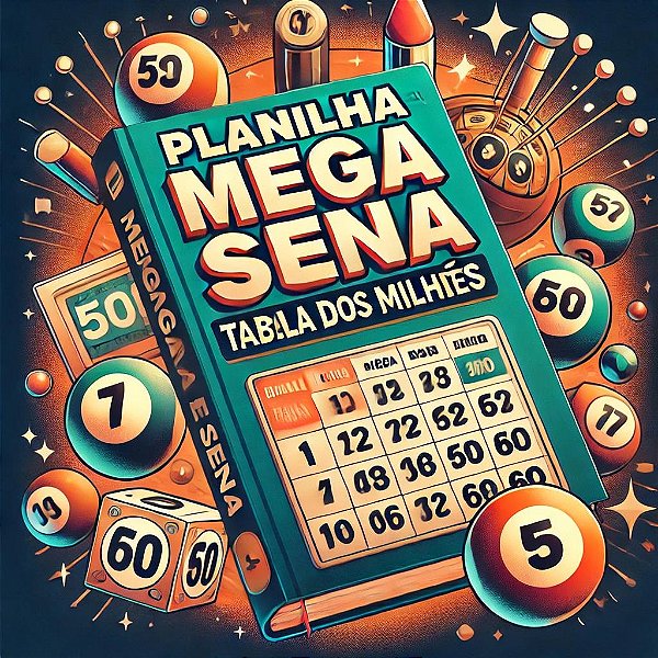 Planilha Mega Sena Tabela dos Milhões - Garanta Quadra em Cada Sorteio