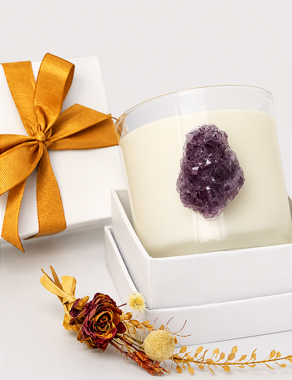 VELA ECOLÓGICA | DRUSA DE AMETISTA | AROMÁTICA