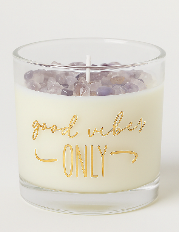 VELA GOOD VIBES - GIFT AVULSO OU NA CAIXA PERSONALIZADA