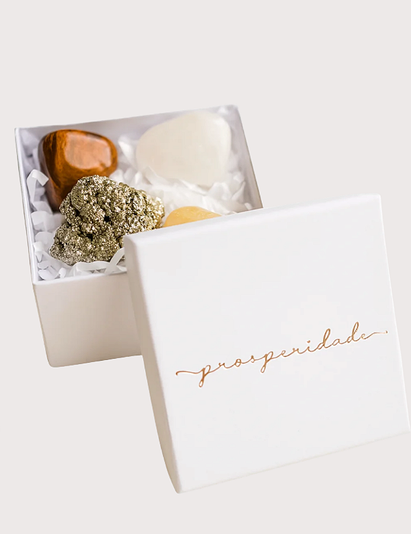 PEDRAS NATURAIS DA PROSPERIDADE | GIFT AVULSO OU NA CAIXA PERSONALIZADA