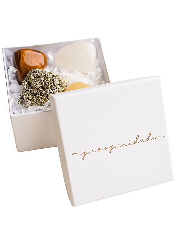 PEDRAS NATURAIS DA PROSPERIDADE | GIFT AVULSO OU NA CAIXA PERSONALIZADA
