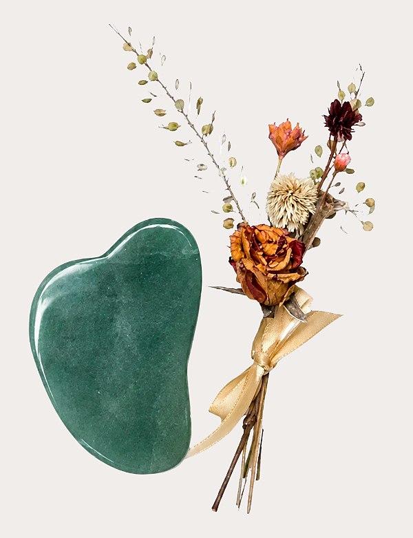 GUA SHA QUARTZO VERDE