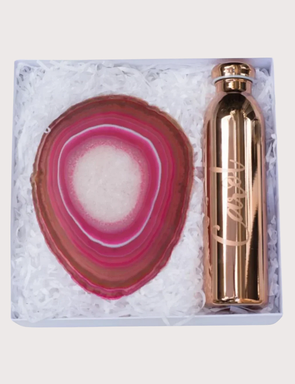 GIFT BOX ÁGATA | APARADOR EM ÁGATA | GARRAFA TÉRMICA PERSONALIZADA