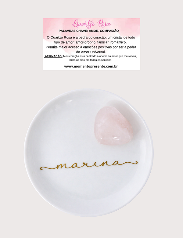 PORTA-JOIAS MEU CRISTAL - GIFT AVULSO OU NA CAIXA PERSONALIZADA