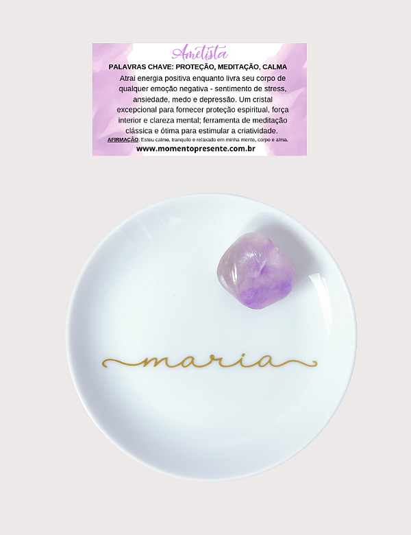 PORTA-JOIAS MEU CRISTAL - GIFT AVULSO OU NA CAIXA PERSONALIZADA