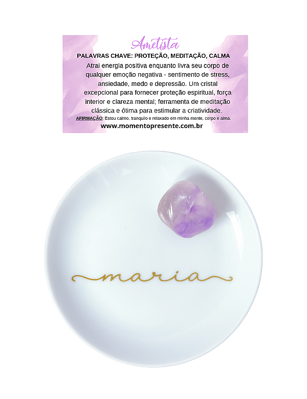 PORTA-JOIAS MEU CRISTAL - GIFT AVULSO OU NA CAIXA PERSONALIZADA