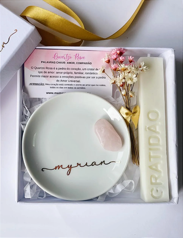 GIFTBOX WISHES | PORTA JOIAS | VELA DAS INTENÇÕES |#DESCONTOPROGRESSIVO