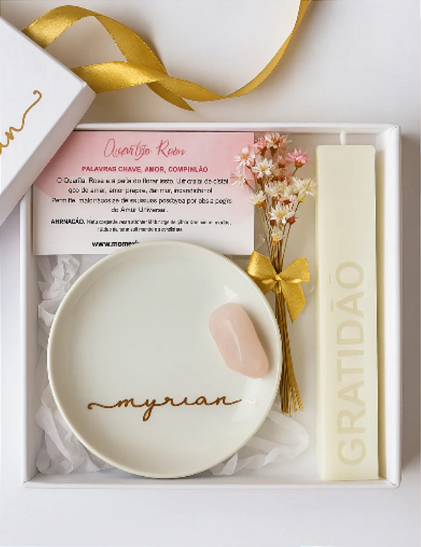 GIFT BOX WISHES | PORTA JOIAS | VELA DAS INTENÇÕES | COLEÇÃO DESEJO A VOCÊ