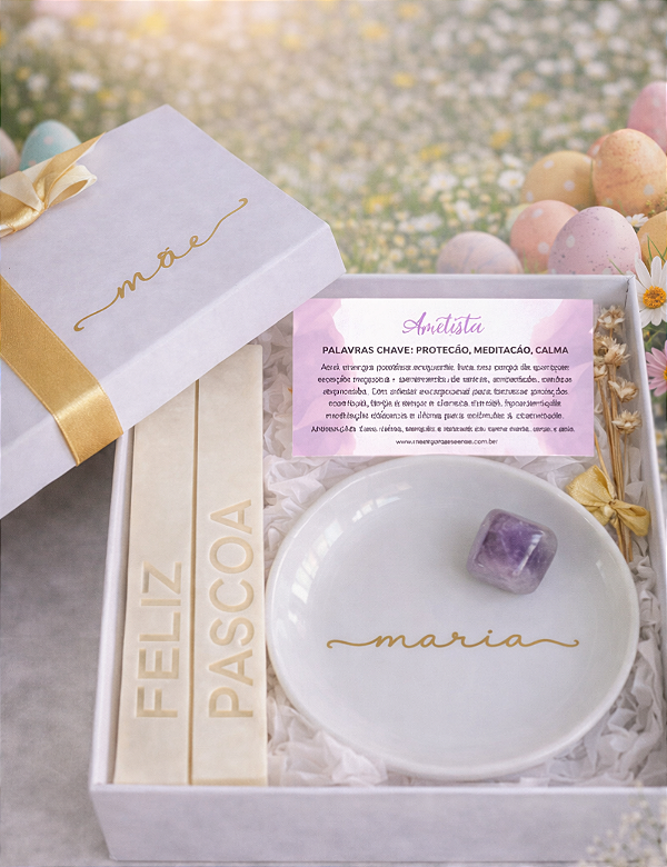 GIFT BOX WISHES - FELIZ PÁSCOA | COLEÇÃO PÁSCOA