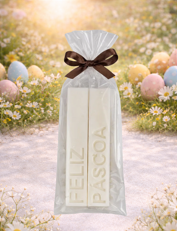 02 VELA INTENÇÕES | ECOLÓGICA | EMBALADAS NO SAQUINHO TRANSPARENTE COM LAÇO