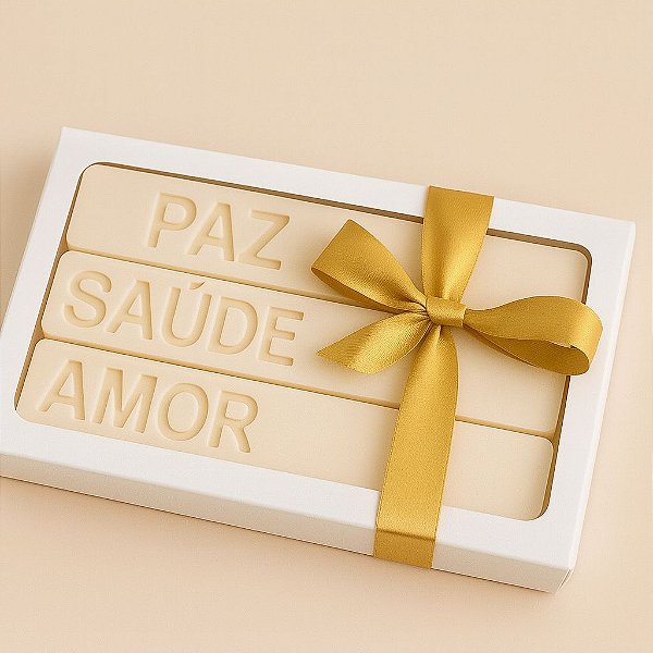 TRIO DE VELAS INTENÇÕES | DECORATIVAS | COLEÇÃO DESEJO A VOCÊ