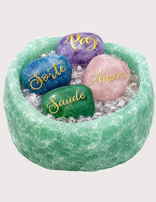 BOWL DA GRATIDÃO COM PEDRAS DA FELICIDADE