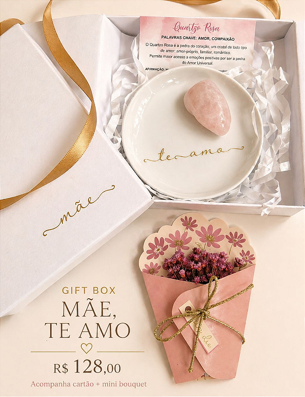 GIFT BOX MÃE TE AMO | COLEÇÃO DIA DAS MÃES
