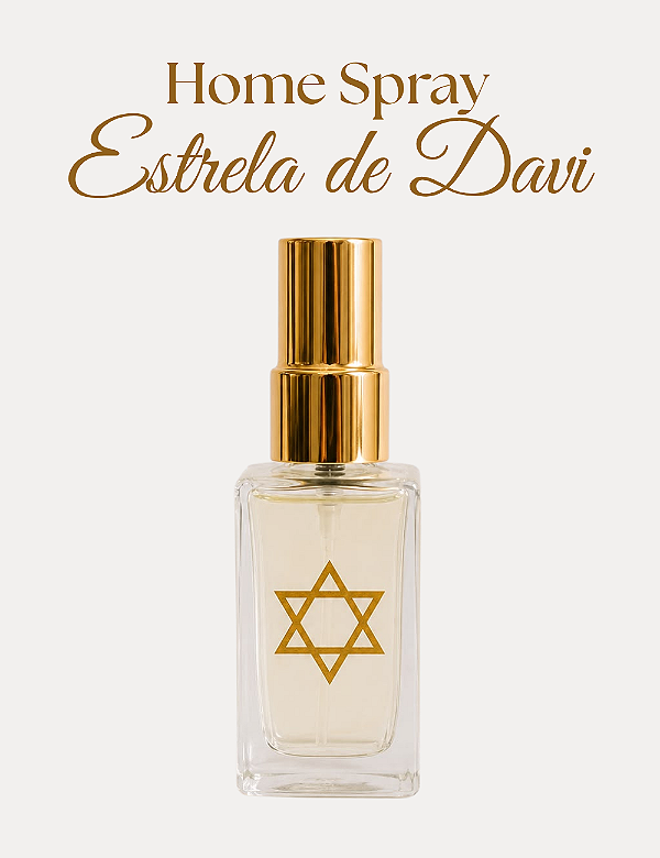 HOME SPRAY ESTRELA DE DAVI - 30ML | COLEÇÃO SHANÁ TOVÁ
